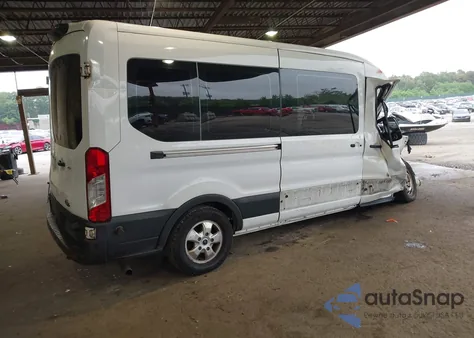2020 Ford Transit-350 Passenger Van Xlt z USA, uszkodzony, nr VIN 1FBAX2C83LKA24741